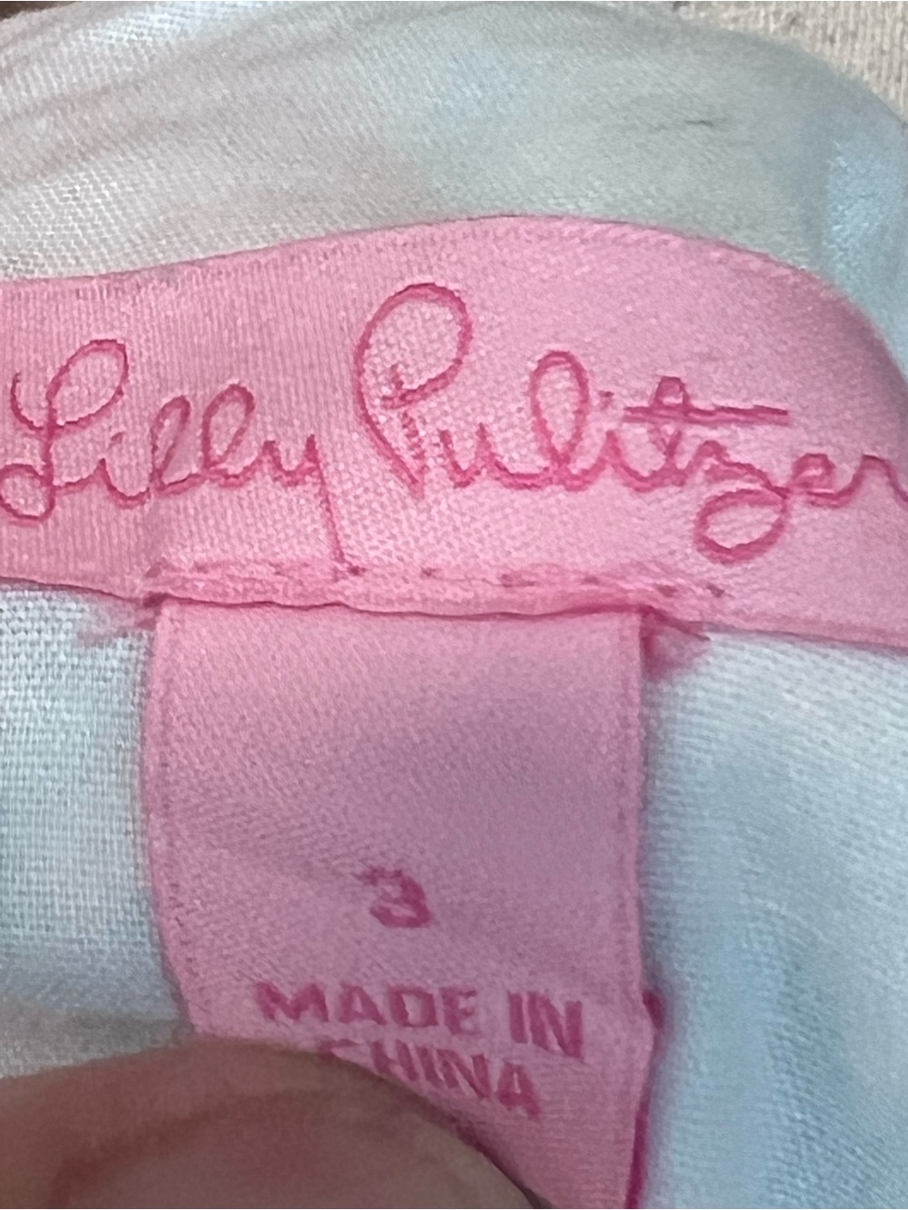 Size 3T Alina Lilly Pulitzer Pink Lobster Print Shift Dress - Picture 7 of 10